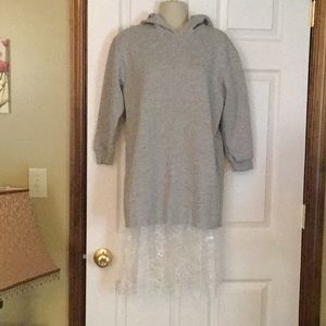Zara Hoodie Dress NWT